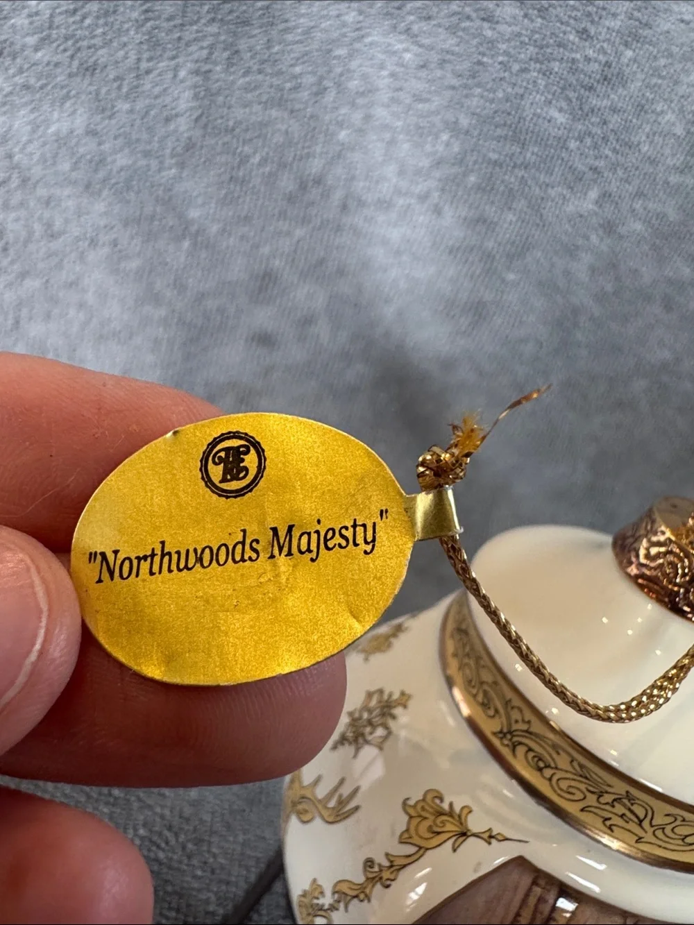 Bradford Editions Northwoods Majesty Deer Christmas Ornament Greg Alexander